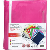 Папка PVC с перф. Grafos Color розов