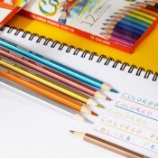 Цветни моливи Deli Colorun EC127-12, 12 цвята, металически