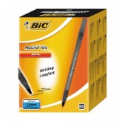 Химикалка BIC Round Stic Classic, еднократна, връх 1.0 мм, черна