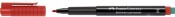 Перманентен тънкописец Faber-Castell Multimark - M, 0.1 mm, червен