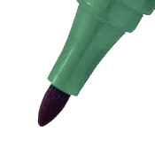 Маркер перм. Pentel N850 объл зелен