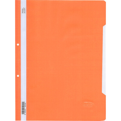 Папка PVC с перф. Grafos Color оранж.