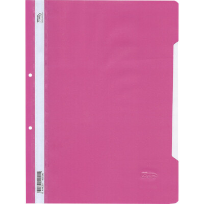 Папка PVC с перф. Grafos Color розов