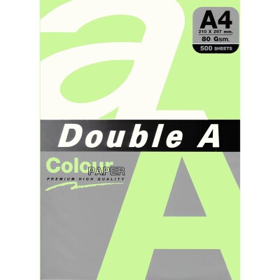 Хартия Double A пастел зелен - Lagoon A4 500
