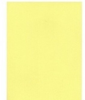 Картон 65/92 170гр Светло жълт