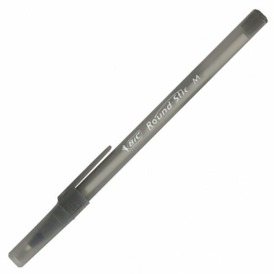Химикалка BIC Round Stic Classic, еднократна, връх 1.0 мм, черна