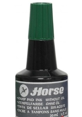 HORSE мастило тамп. зелено 30мл.