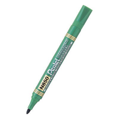 Маркер перм. Pentel N850 объл зелен