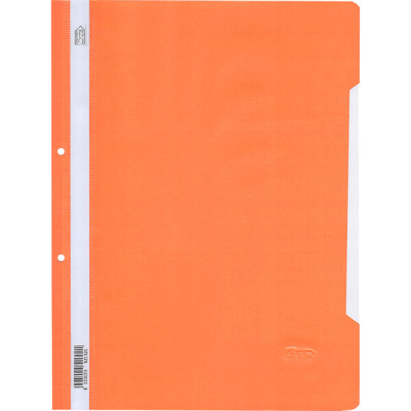 Папка PVC с перф. Grafos Color оранж.