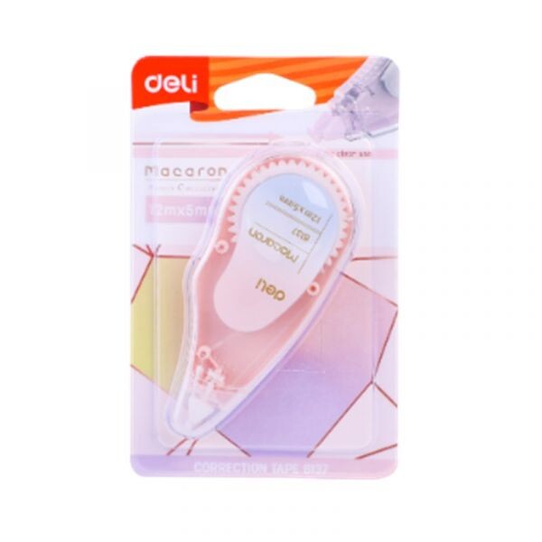 Коректор лента Deli CoverUP Macaron E8137 5 мм х 12 м, блистер