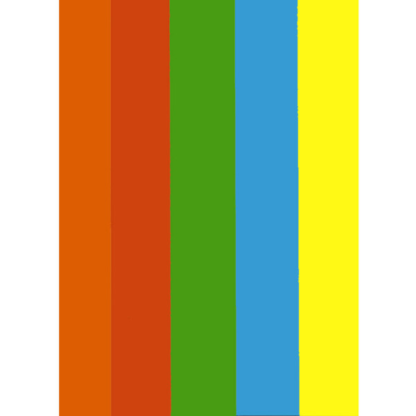 Хартия цв.DA нас. RAINBOW 5 A4 оп.500