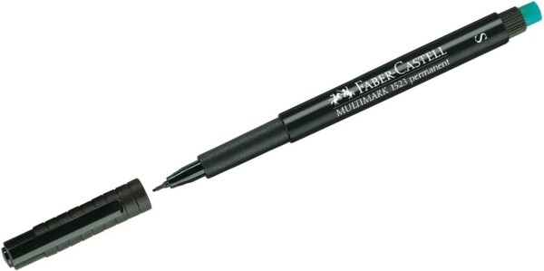 Перманентен тънкописец Faber-Castell 1523 - 0.4 mm, S, черен