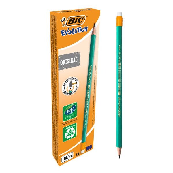 Молив с гума BIC Ecolutions Evolution 655, HB