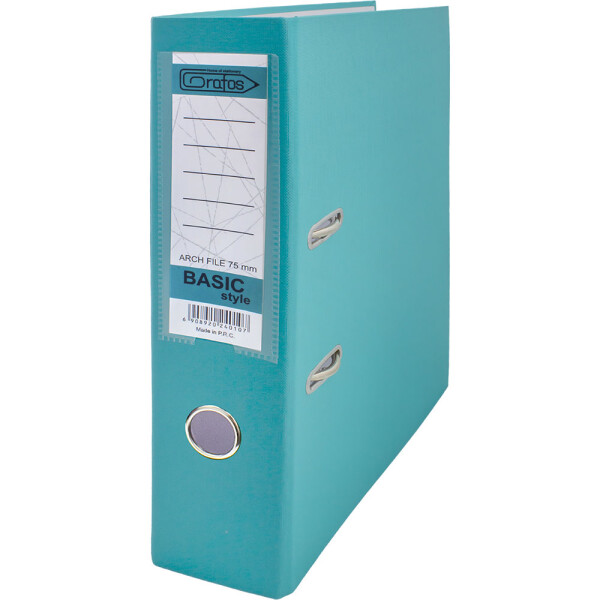 Класьор GRAFOS BASIC PP A4 8см тюркоаз